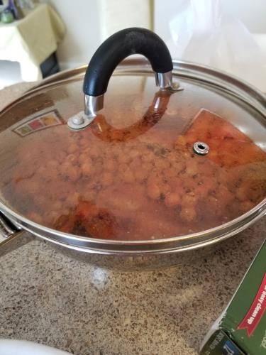 דג מרוקאי עם חומוס