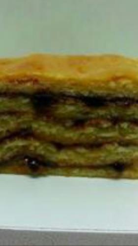 עוגת שכבות לוטוס ושוקולד