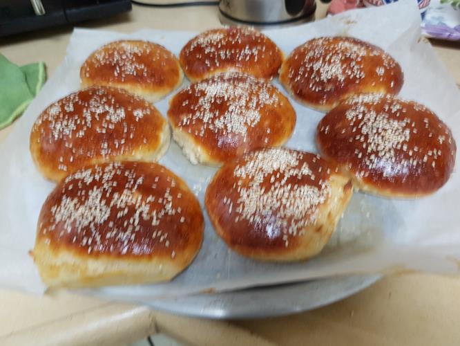 לחמניות המבורגר 