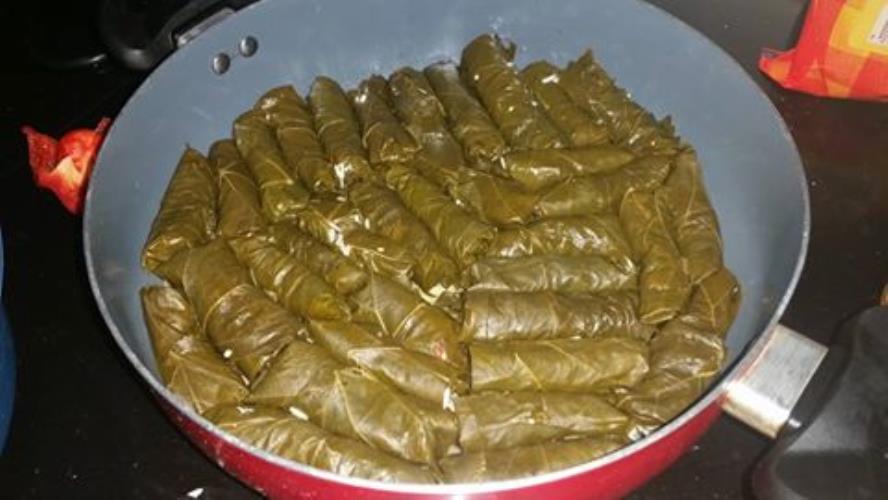 עלי גפן ממולא באורז