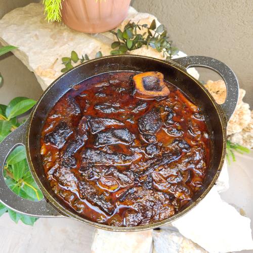 אנטריקוט עם מח עצם פטריות ויין אדום🔥❤️