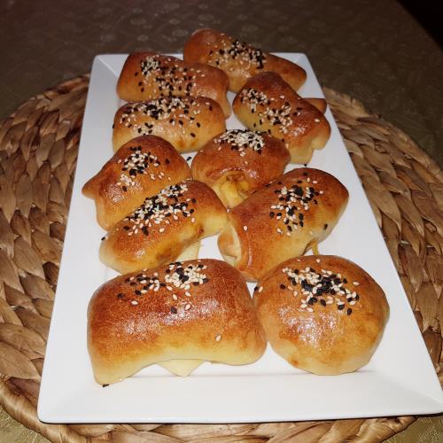 מיני לחמניות המלית חזה עוף טחון