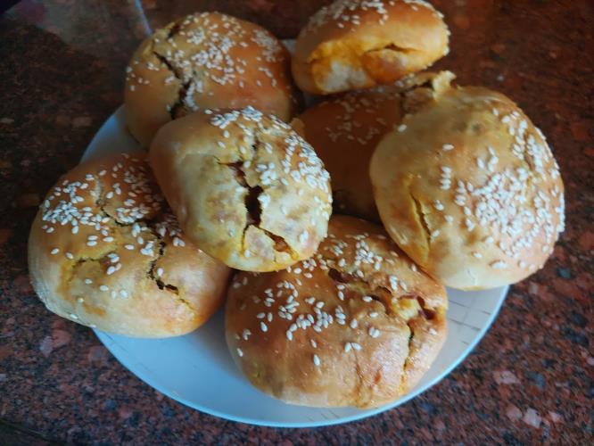 לחמניות ממולאות בעוף