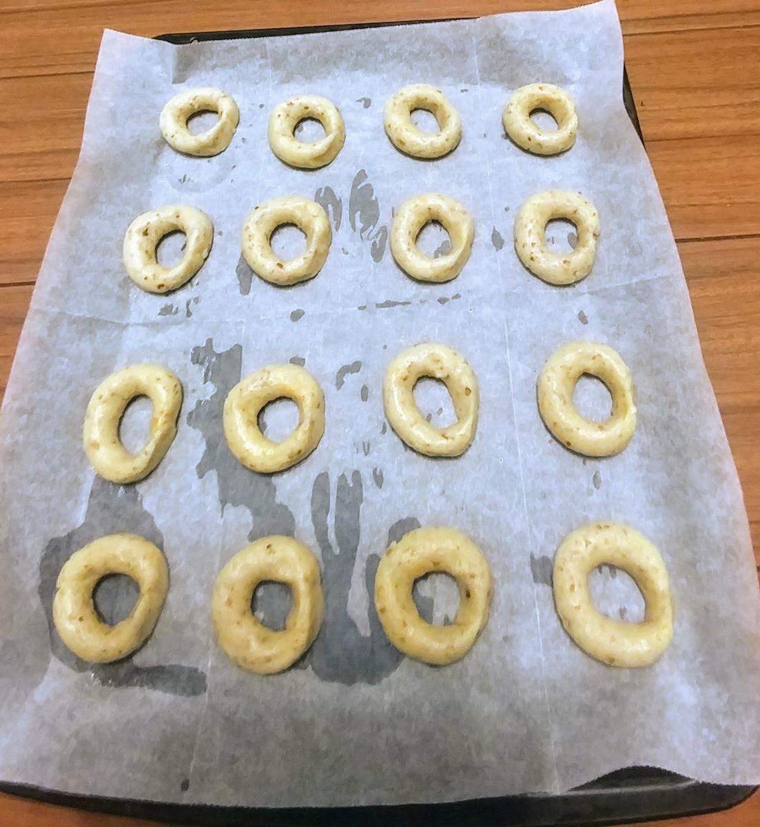 העוגיות לפני ואחרי האפייה