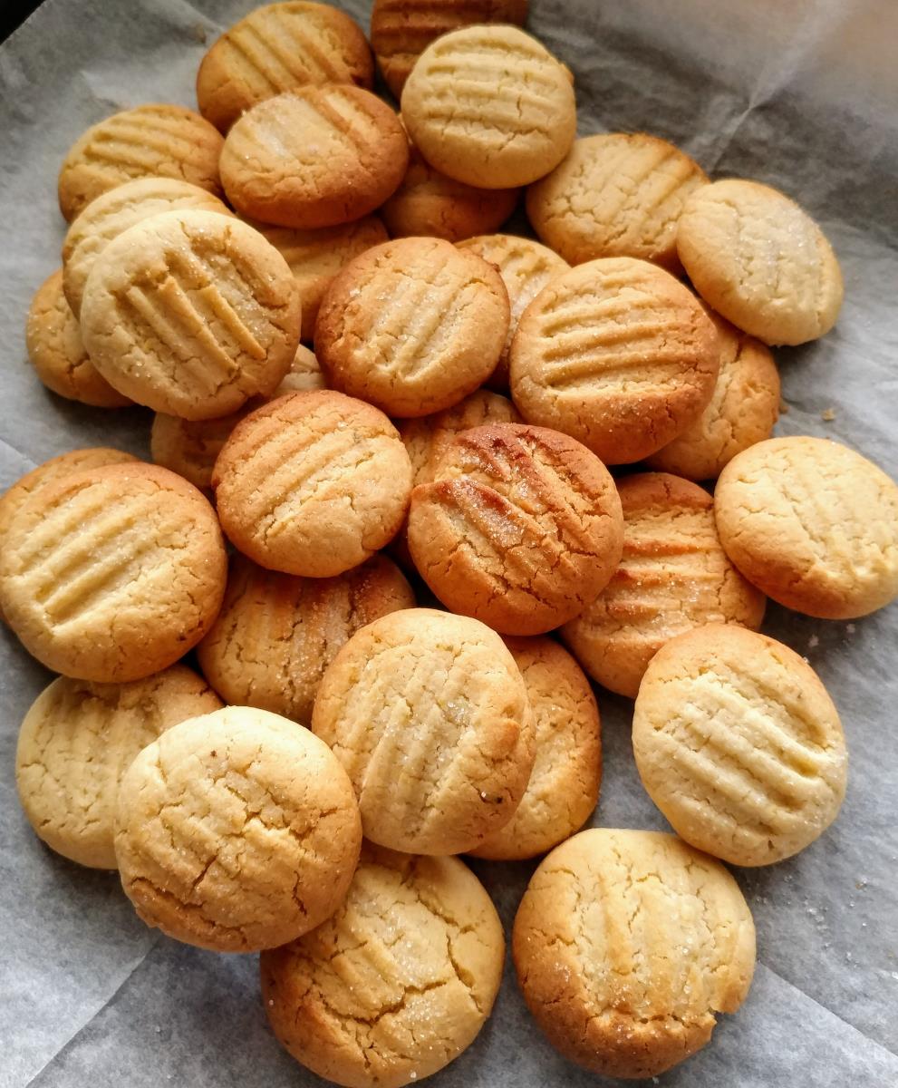 העוגיות לאחר האפייה 